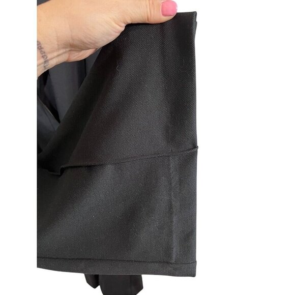 Lane Bryant Ponte Pant 24 Black Career Neutral Staple Minimalist Flare Retro 80s - Picture 6 of 11